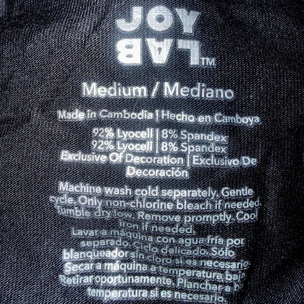 Womens Washed Jersey Cropped Short Sleeve
Top JoyLab Black medium athletic shirt - Picture 5 of 5